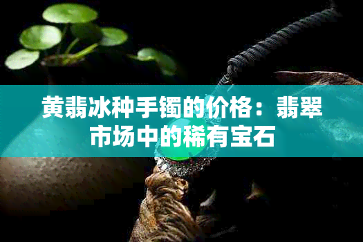 黄翡冰种手镯的价格：翡翠市场中的稀有宝石