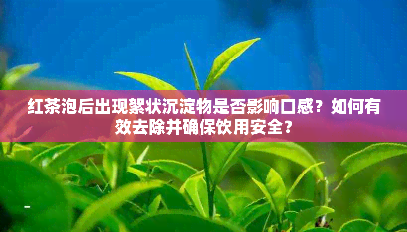 红茶泡后出现絮状沉淀物是否影响口感？如何有效去除并确保饮用安全？