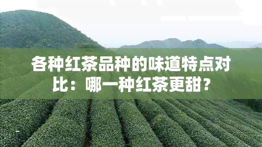 各种红茶品种的味道特点对比：哪一种红茶更甜？