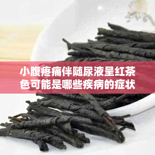 小腹疼痛伴随尿液呈红茶色可能是哪些疾病的症状？如何预防和治疗？