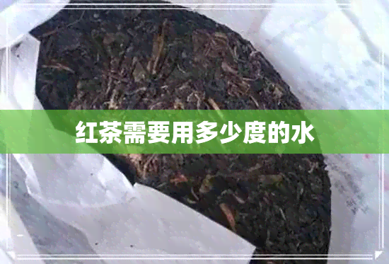 红茶需要用多少度的水