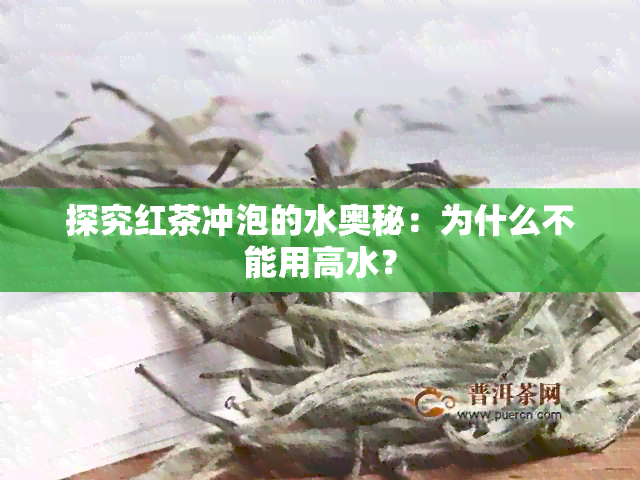 探究红茶冲泡的水奥秘：为什么不能用高水？