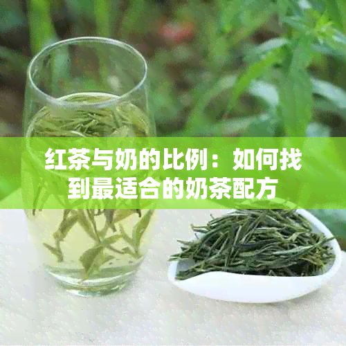 红茶与奶的比例：如何找到最适合的奶茶配方