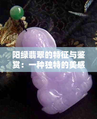 阳绿翡翠的特征与鉴赏：一种独特的美感体现