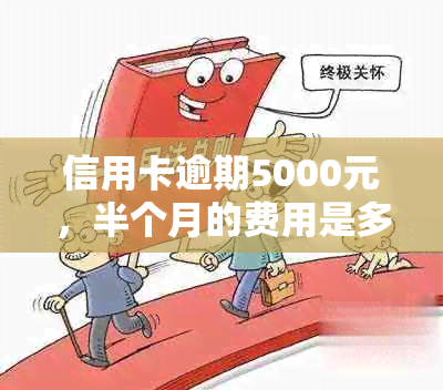 信用卡逾期5000元，半个月的费用是多少？如何计算利息？