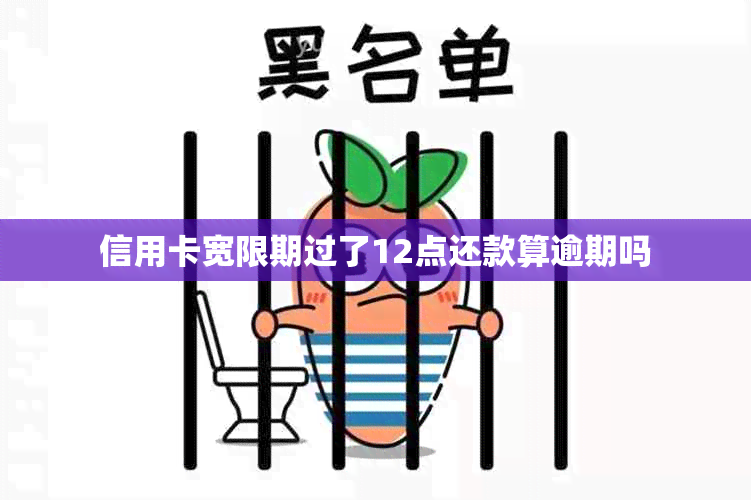 信用卡宽限期过了12点还款算逾期吗