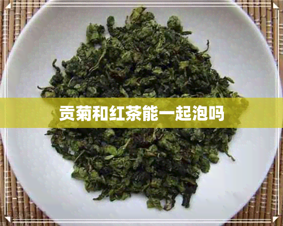 贡菊和红茶能一起泡吗