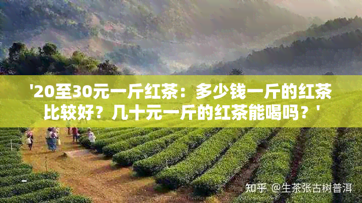 '20至30元一斤红茶：多少钱一斤的红茶比较好？几十元一斤的红茶能喝吗？'