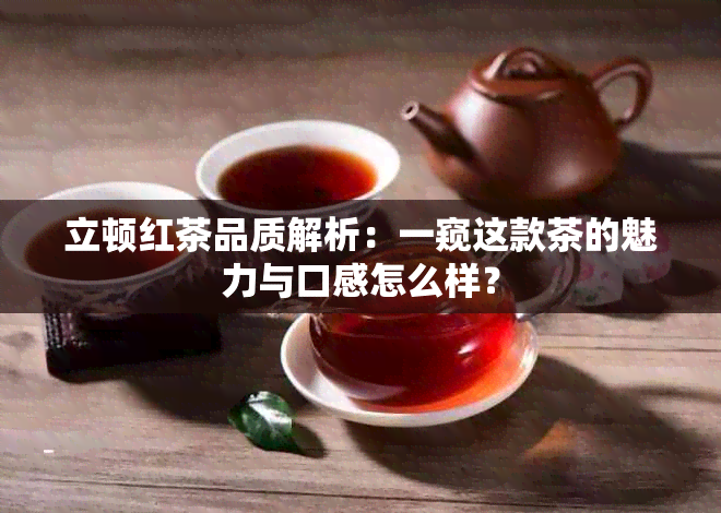 立顿红茶品质解析：一窥这款茶的魅力与口感怎么样？