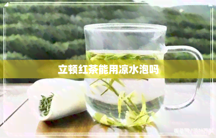 立顿红茶能用凉水泡吗