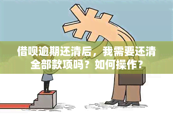 借呗逾期还清后，我需要还清全部款项吗？如何操作？