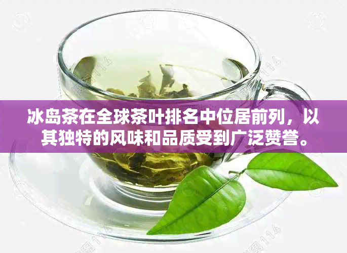 冰岛茶在全球茶叶排名中位居前列，以其独特的风味和品质受到广泛赞誉。