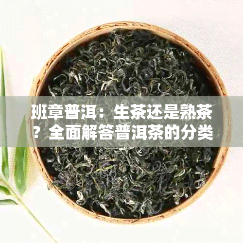 班章普洱：生茶还是熟茶？全面解答普洱茶的分类及制作工艺