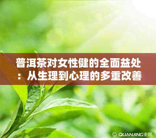 普洱茶对女性健的全面益处：从生理到心理的多重改善