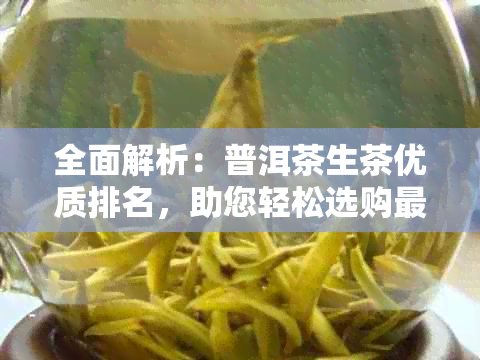 全面解析：普洱茶生茶优质排名，助您轻松选购最适合的茶叶