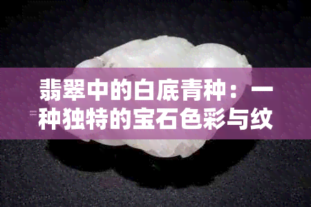 翡翠中的白底青种：一种独特的宝石色彩与纹理解析