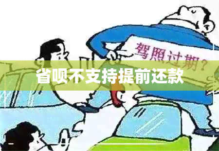 省呗不支持提前还款