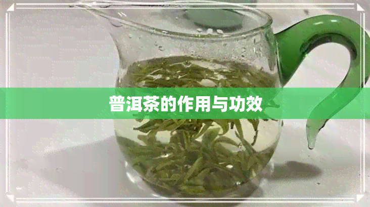 普洱茶的作用与功效