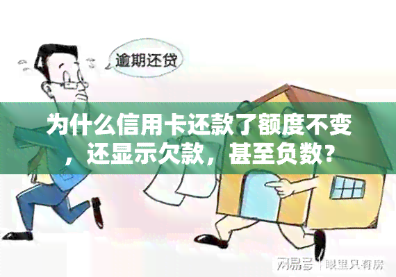 为什么信用卡还款了额度不变，还显示欠款，甚至负数？