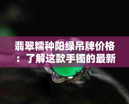 翡翠糯种阳绿吊牌价格：了解这款手镯的最新市场行情。