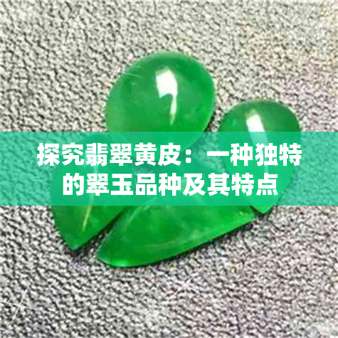 探究翡翠黄皮：一种独特的翠玉品种及其特点