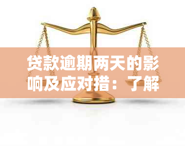 贷款逾期两天的影响及应对措：了解逾期后果和解决方法