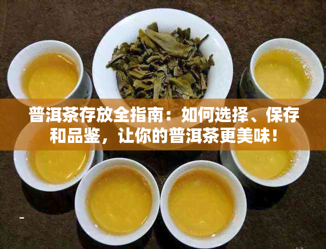 普洱茶存放全指南：如何选择、保存和品鉴，让你的普洱茶更美味！