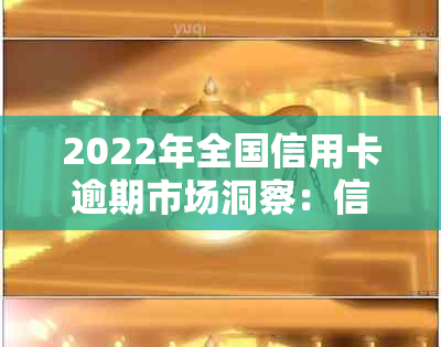 2022年全国信用卡逾期市场洞察：信用风险与应对策略分析