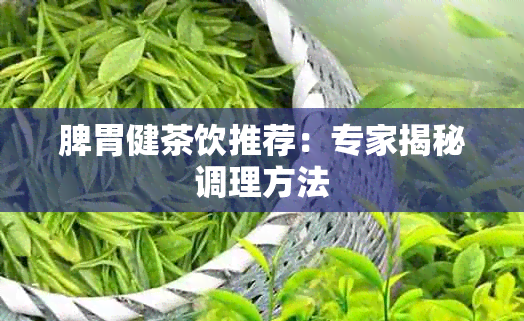 脾胃健茶饮推荐：专家揭秘调理方法