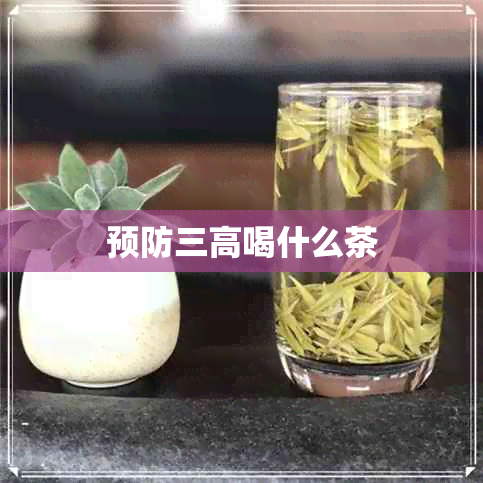 预防三高喝什么茶