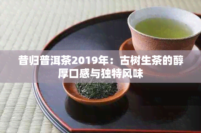 昔归普洱茶2019年：古树生茶的醇厚口感与独特风味