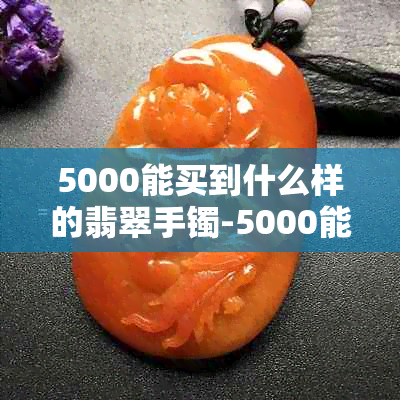 5000能买到什么样的翡翠手镯-5000能买到什么样的翡翠手镯图片