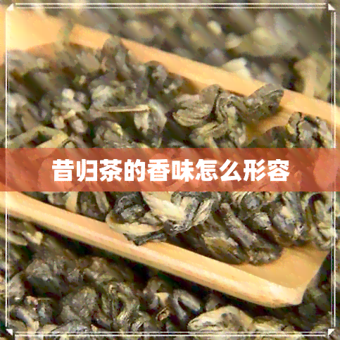 昔归茶的香味怎么形容