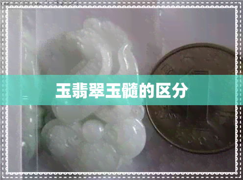 玉翡翠玉髓的区分