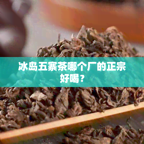 冰岛五寨茶哪个厂的正宗好喝？