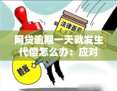 网贷逾期一天就发生代偿怎么办：应对措与建议