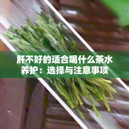 肝不好的适合喝什么茶水养护：选择与注意事项