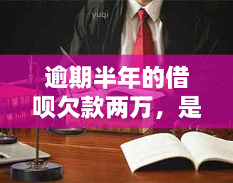 逾期半年的借呗欠款两万，是否会被起诉？如何避免法律纠纷？