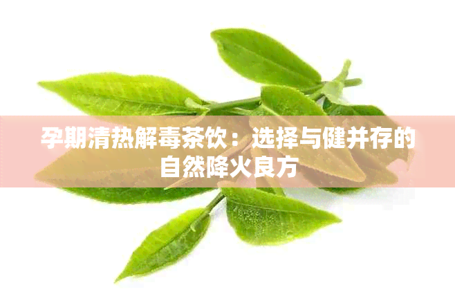 孕期清热解茶饮：选择与健并存的自然降火良方