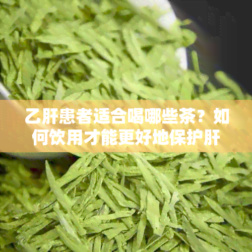 乙肝患者适合喝哪些茶？如何饮用才能更好地保护肝脏健？