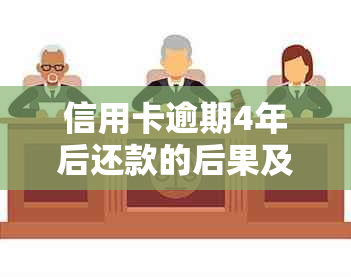 信用卡逾期4年后还款的后果及处理方法：一次全面的解答