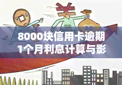 8000块信用卡逾期1个月利息计算与影响：合理范围是什么？