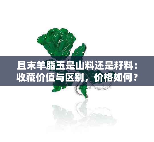 且末羊脂玉是山料还是籽料：收藏价值与区别，价格如何？