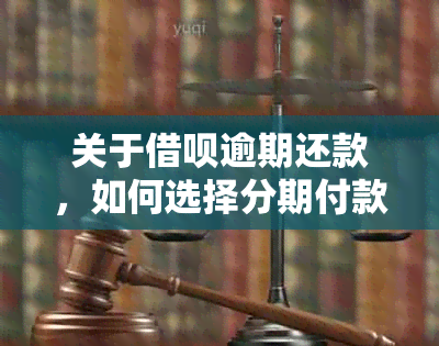 关于借呗逾期还款，如何选择分期付款方案并等待客服联系的全面指南