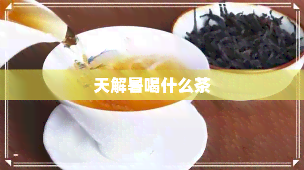 天解暑喝什么茶