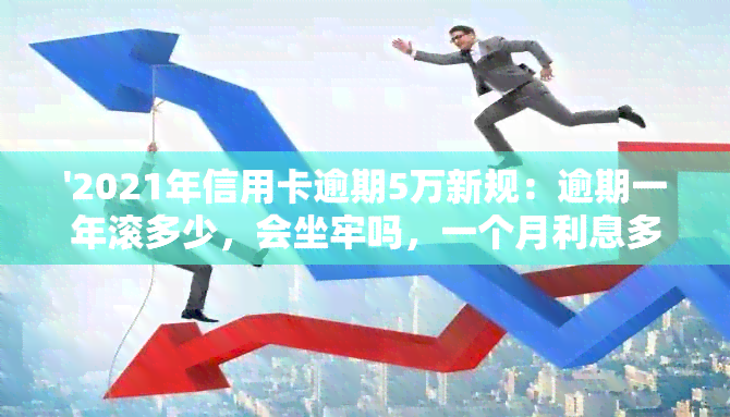 '2021年信用卡逾期5万新规：逾期一年滚多少，会坐牢吗，一个月利息多少？'