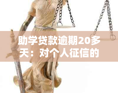 助学贷款逾期20多天：对个人的影响及解决办法