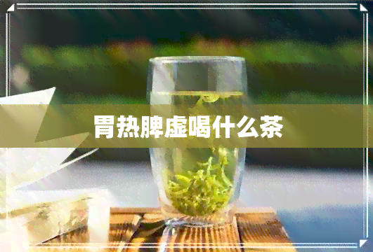 胃热脾虚喝什么茶