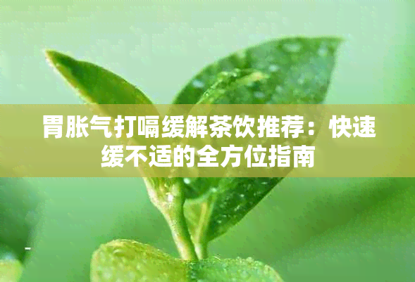 胃胀气打嗝缓解茶饮推荐：快速缓不适的全方位指南