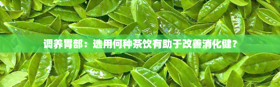 调养胃部：选用何种茶饮有助于改善消化健？